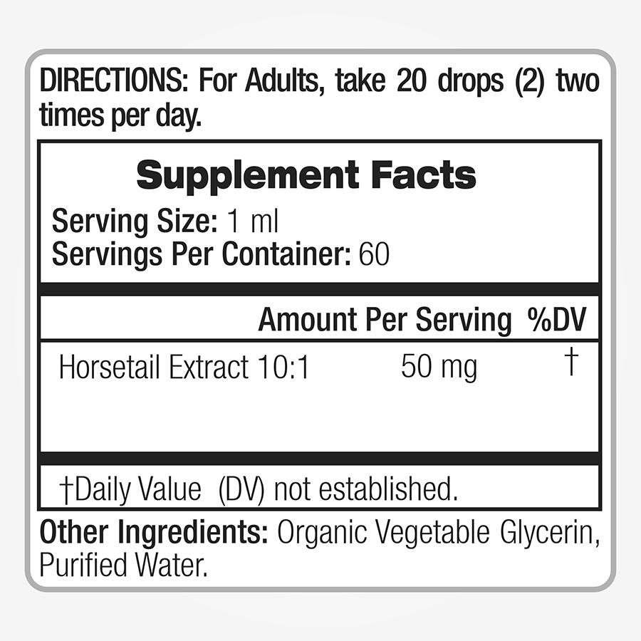 Horsetail Grass Drops Extract 60ml