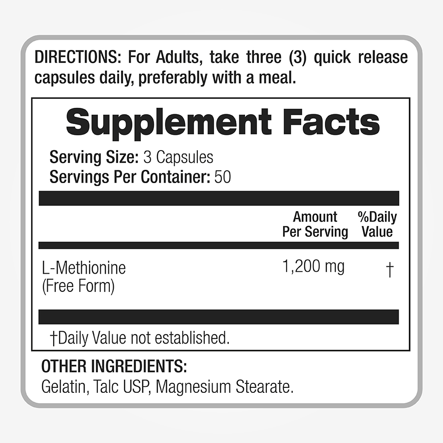 L-Methionine Caps