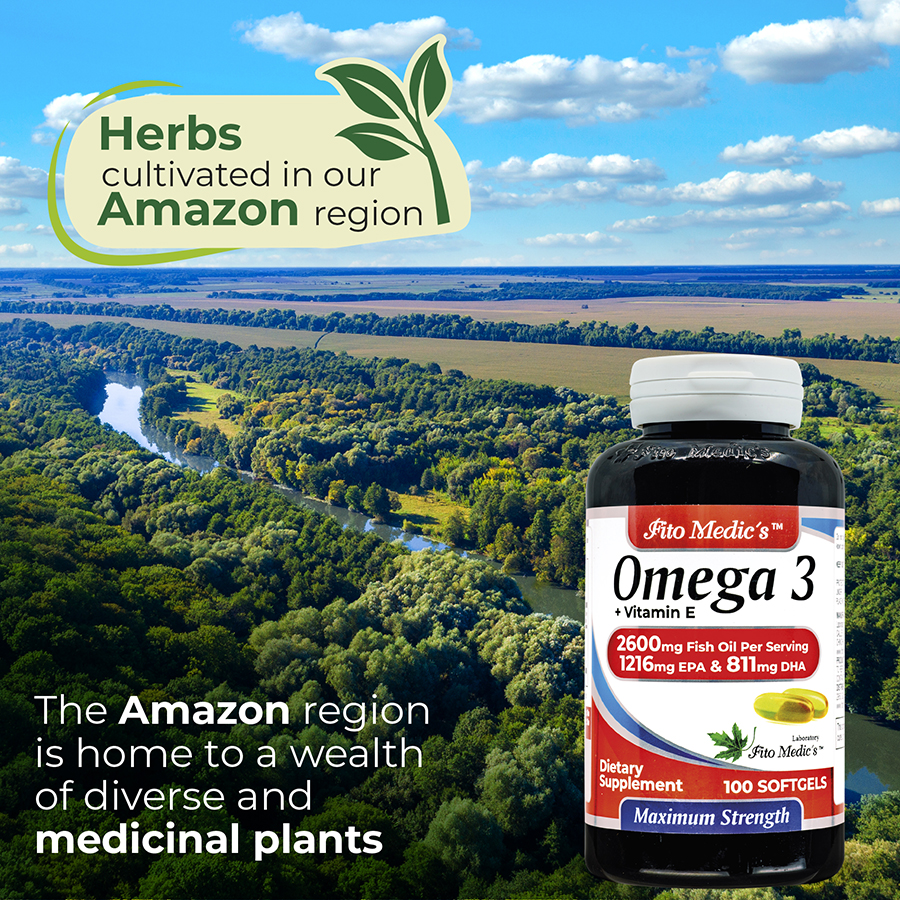 Omega 3 + Vitamin E softgels