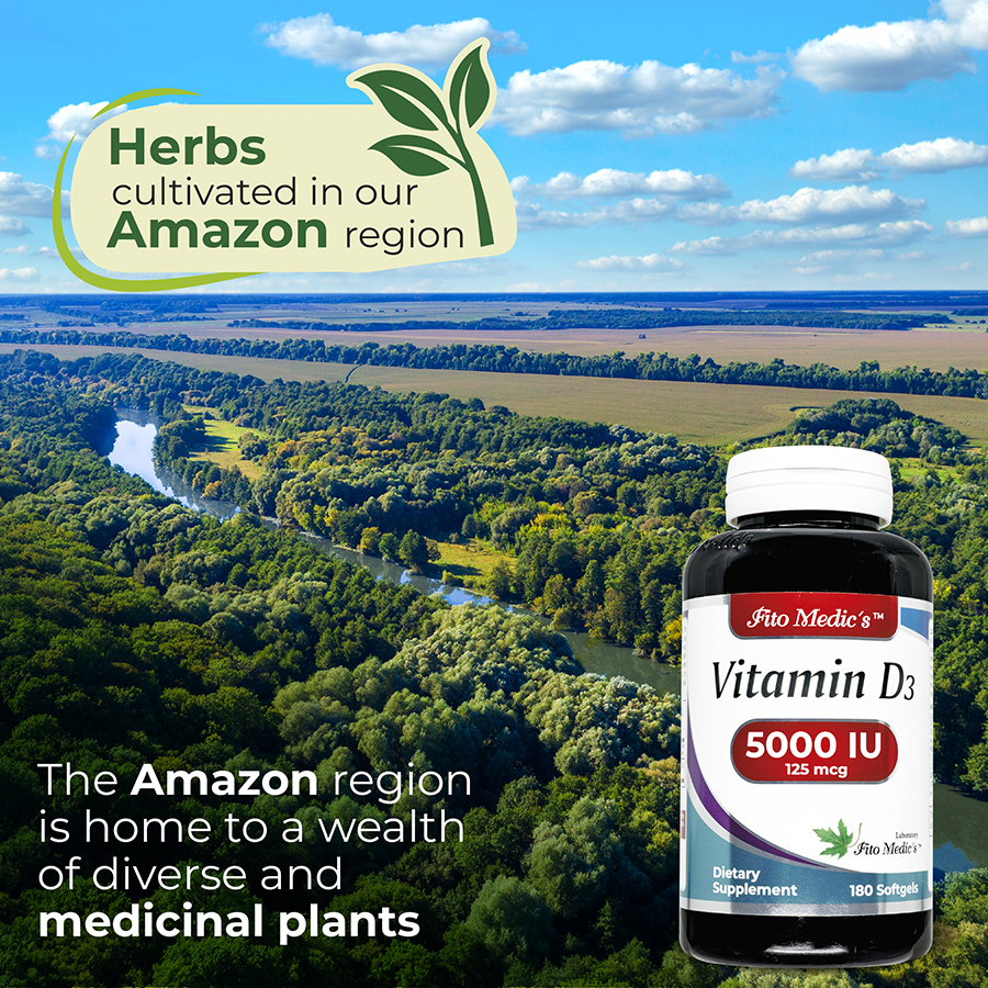 Vitamin D3 5000 IU - Softgels.