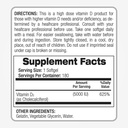 Vitamin D3 5000 IU - Softgels.