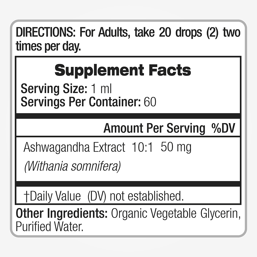 Ashwaganda Drops Extract 60ml