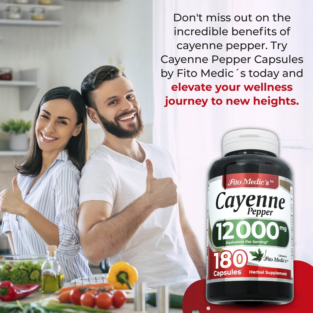 Cayenne Pepper x 180 Caps.