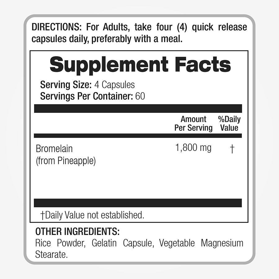 Bromelain Caps