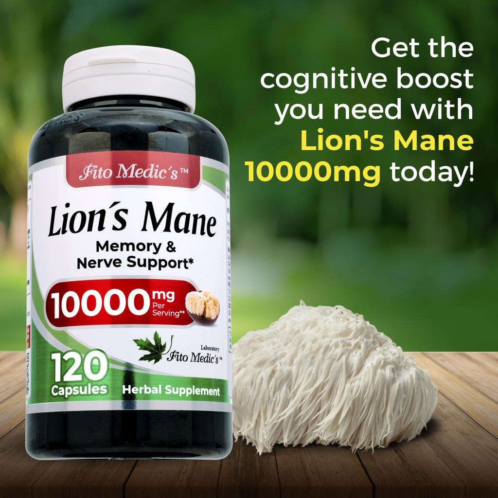 Lions Mane - 120 Caps.*