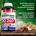 Fito Mushrooms  - 200 Softgels.*