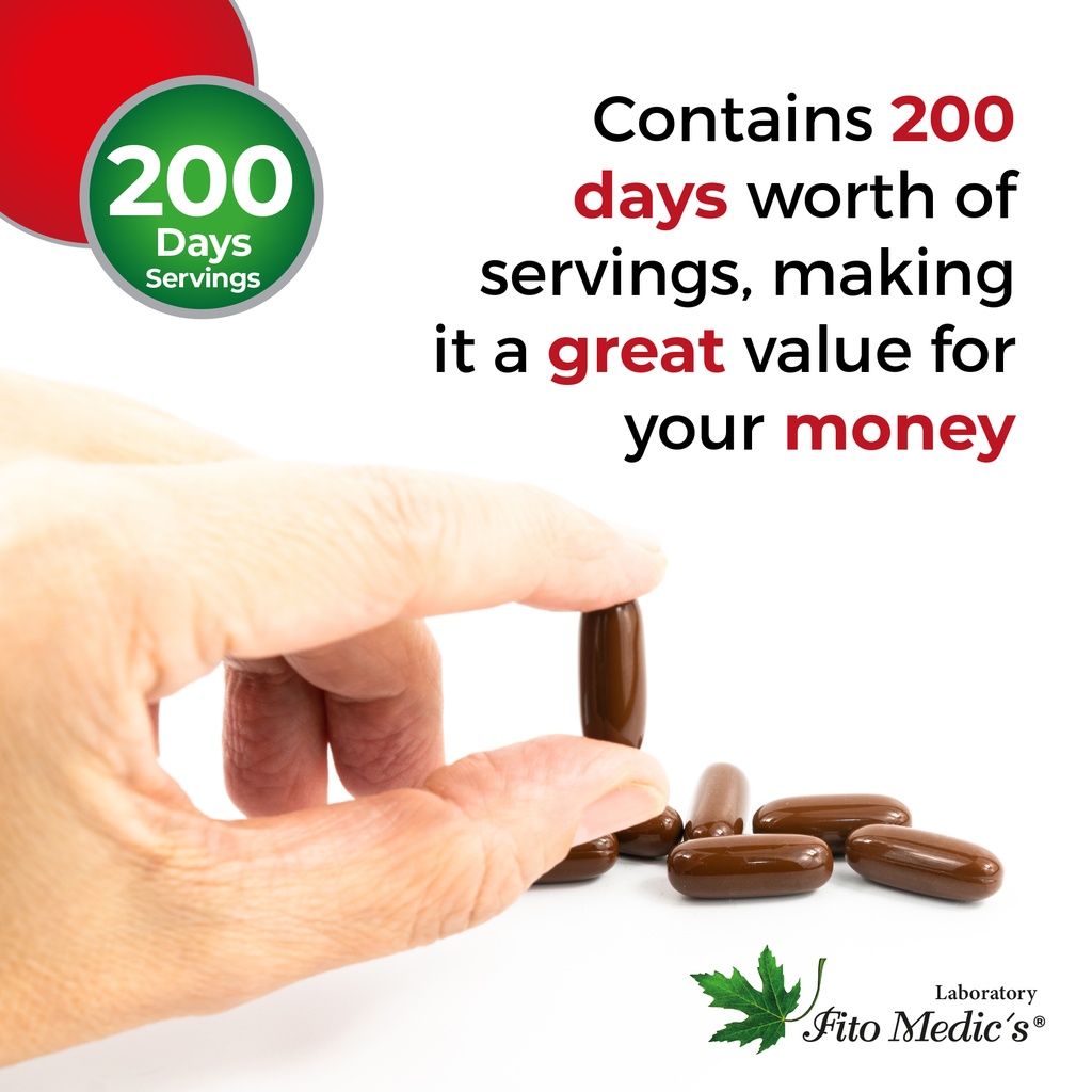 Fito Mushrooms x 200 Softgels | FITO MEDICS USA