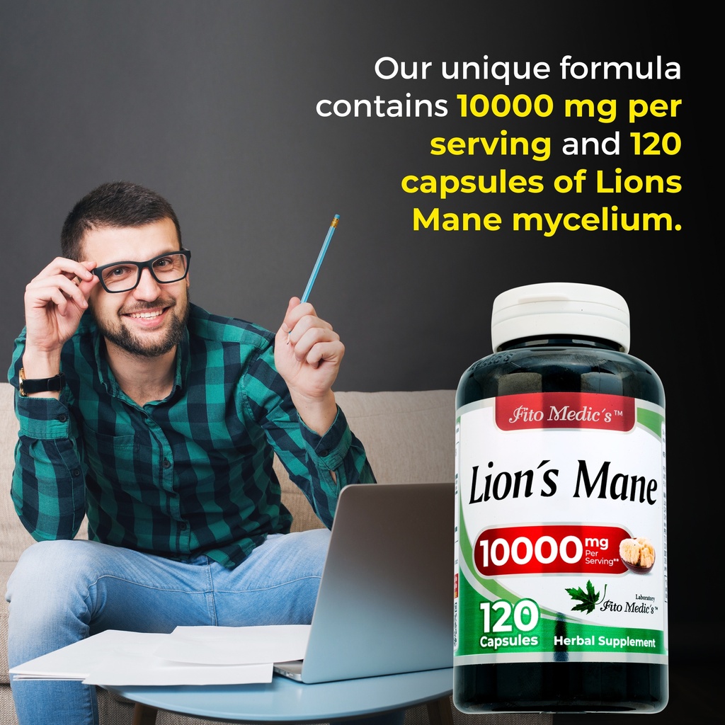 Lions Mane - 120 Caps.*