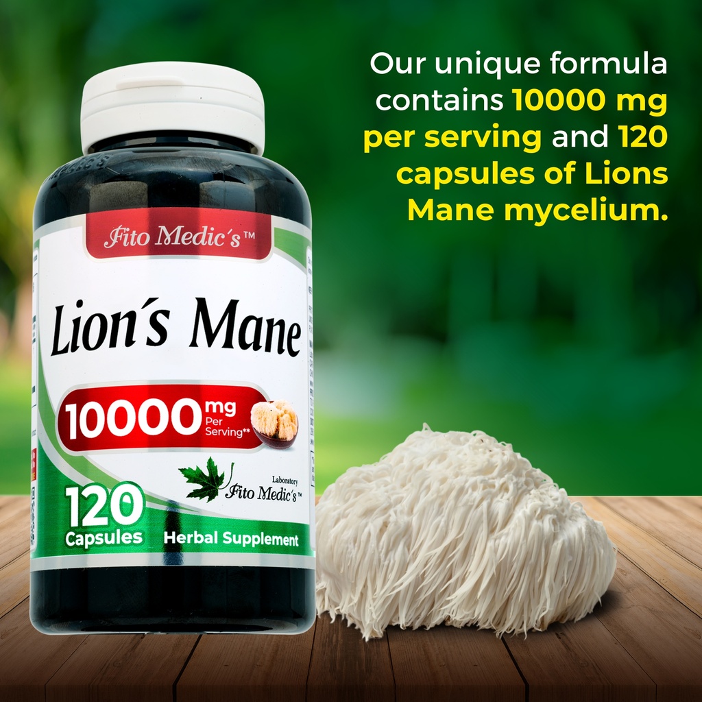 Lions Mane - 120 Caps.*