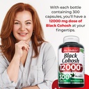 Black Cohosh x 300 capsules