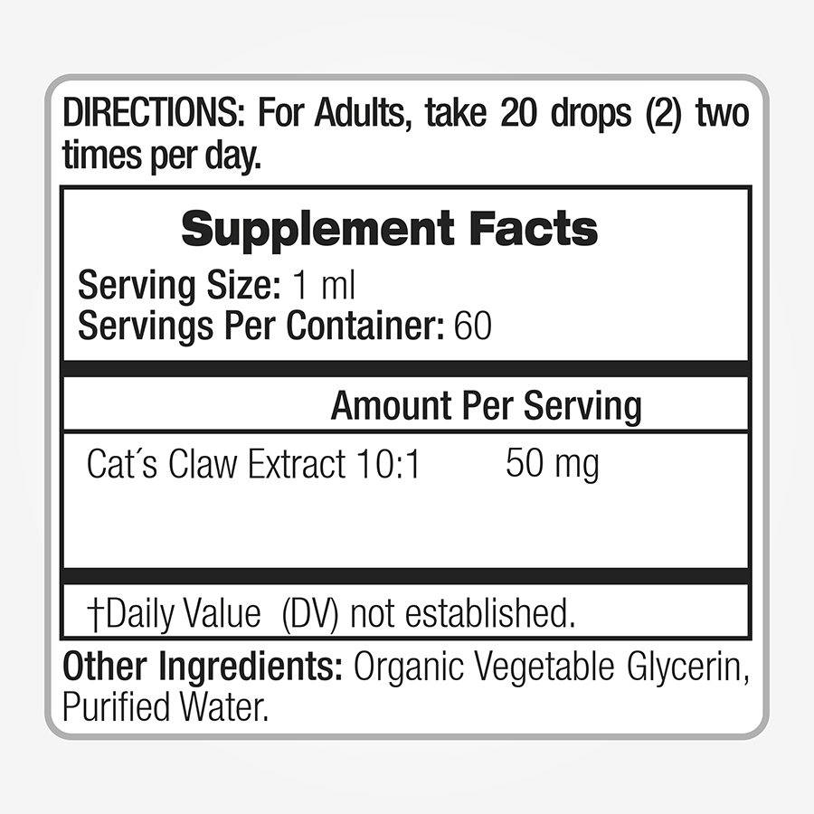 Cat´s Claw Drops Extract 60ml