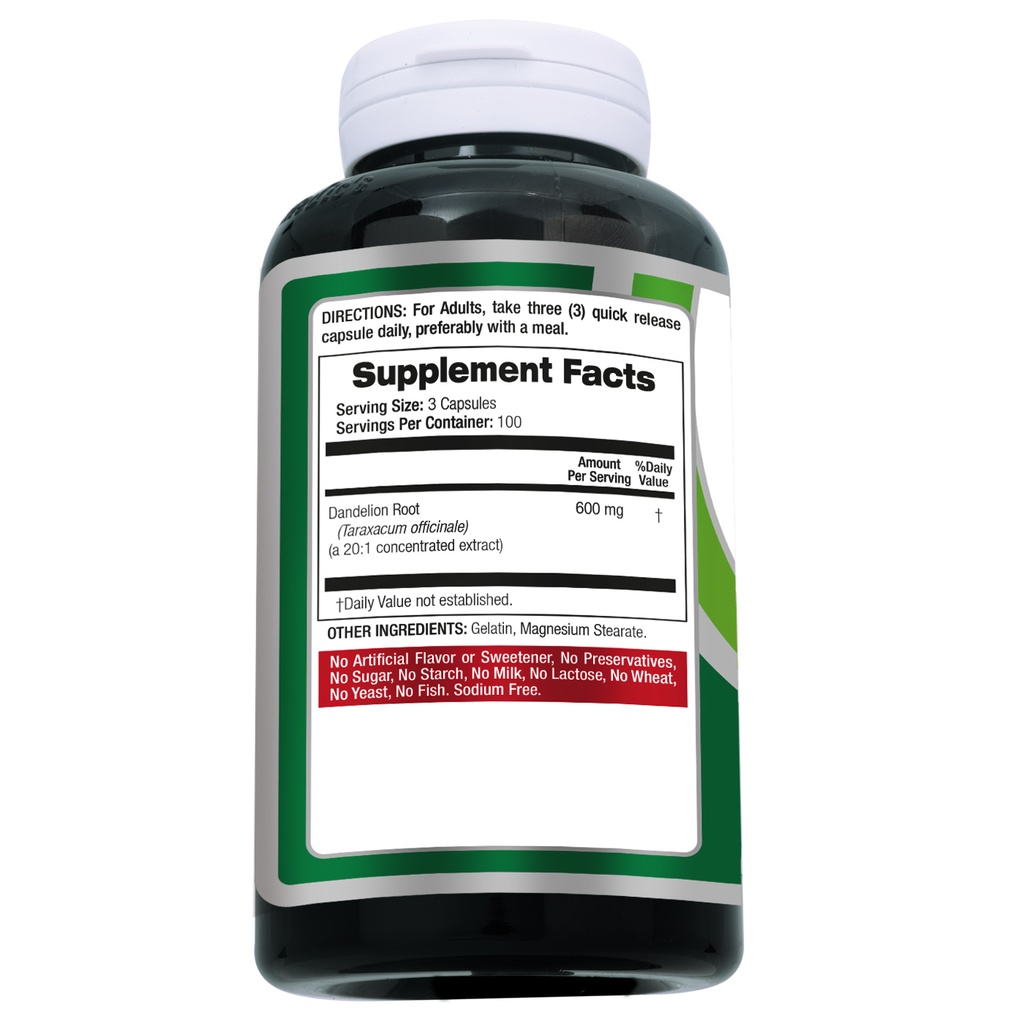 Dandelion x 300 Capsules