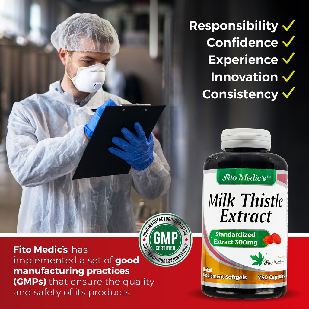 Milk Thistle extract x 250 Softgels