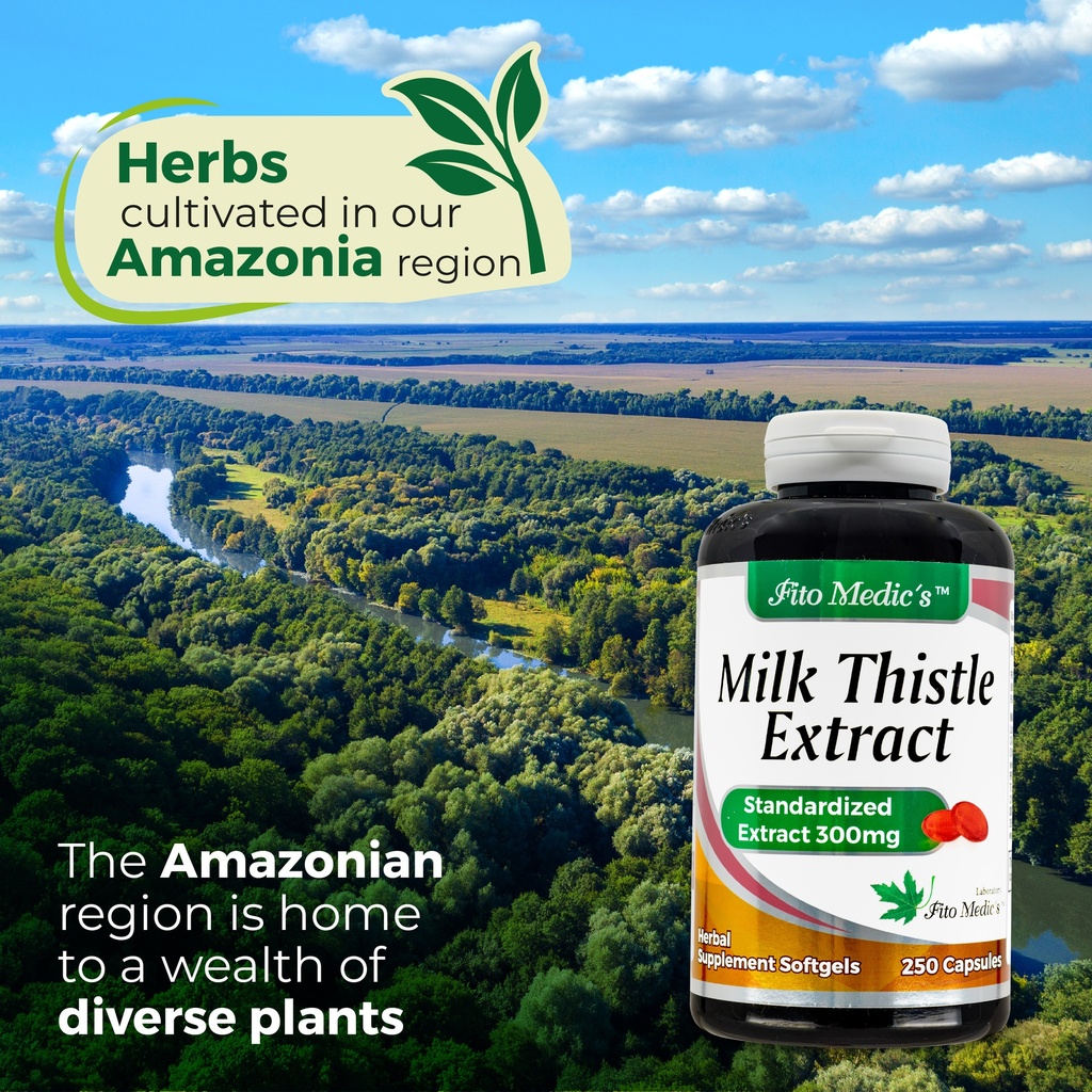 Milk Thistle extract x 250 Softgels