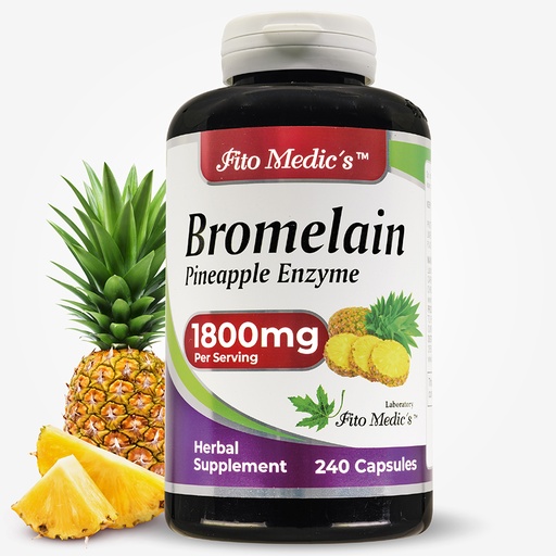 [9U-459G-OKQW] Bromelain x 240 Capsules
