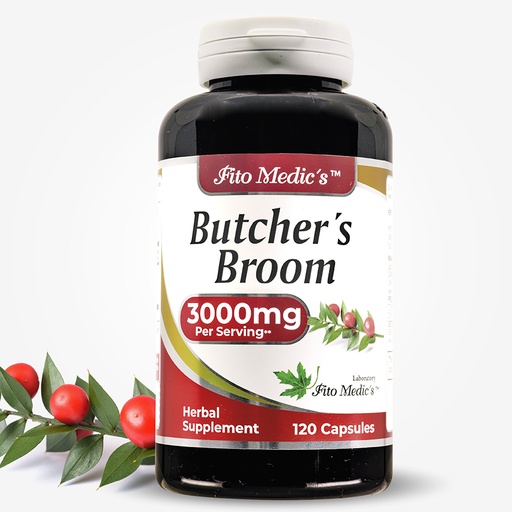 [CC-J3RF-HX8W-FBA] Butcher´s Broom -120 Caps.*