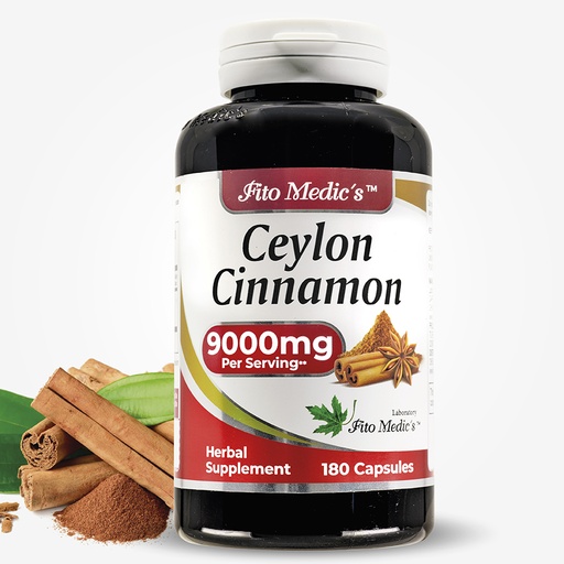 [7J-TTQH-G6RE] Ceylon Cinnamon x 180 Capsules
