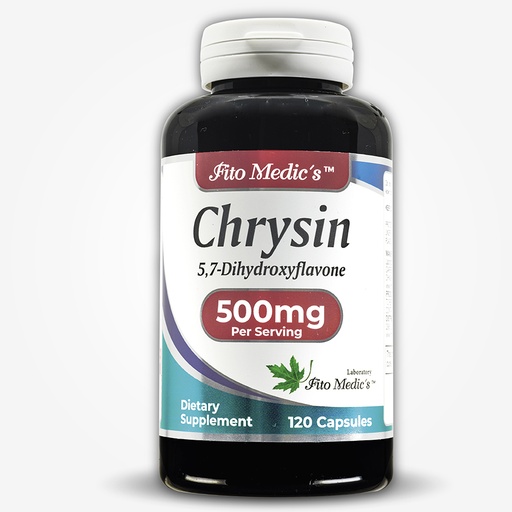 [XI-5JQC-ZOPD] Chrysin x 120 Capsules