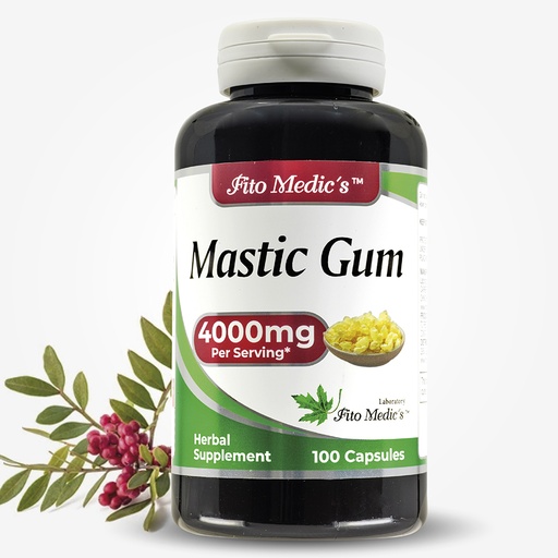 [12-1ZL4-5R6G] Mastic Gum x 100 Capsules