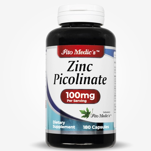 [6Z-3STU-5FZK] Zinc Picolinate - 180 Caps.*