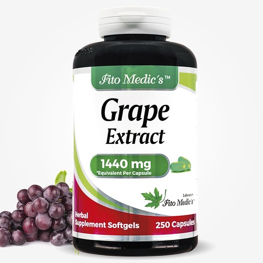[9C-FLVG-FRIC] Grape Extract -  250 Softgels.*
